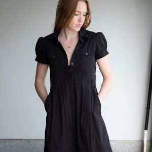 Black Summer Dress with Pockets